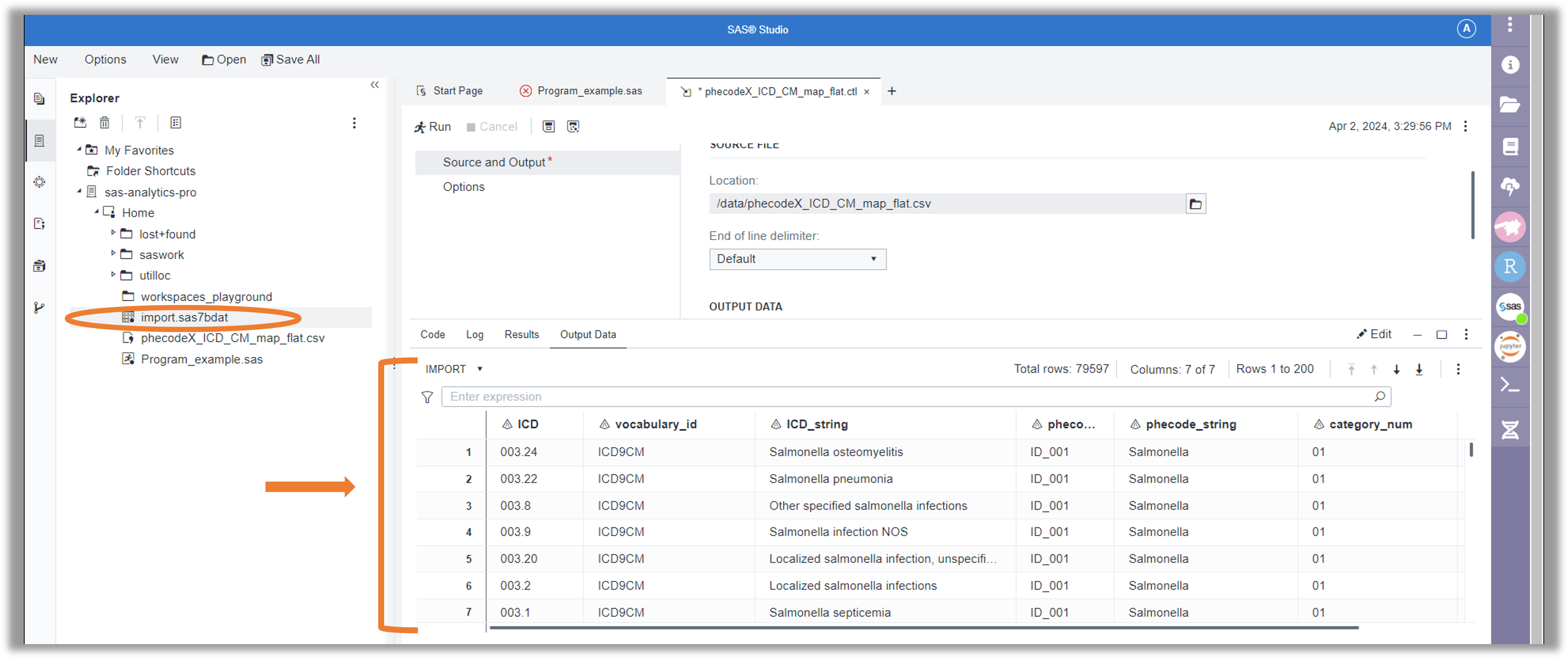 How to run SAS in the Researcher Workbench – User Support