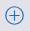 light blue plus sign within a light blue circle