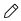 Gray pencil line icon